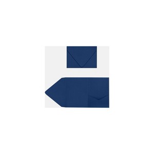 LUX A7 Pocket Invitations 10/Pack Navy (LUX-A7PKT103-10) - 1 of 1