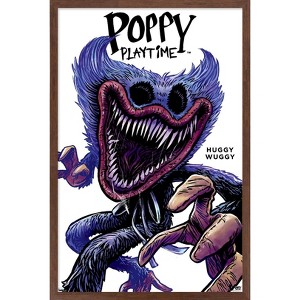 Trends International Poppy Playtime - Huggy Wuggy Feature Series Framed Wall Poster Prints - 1 of 4