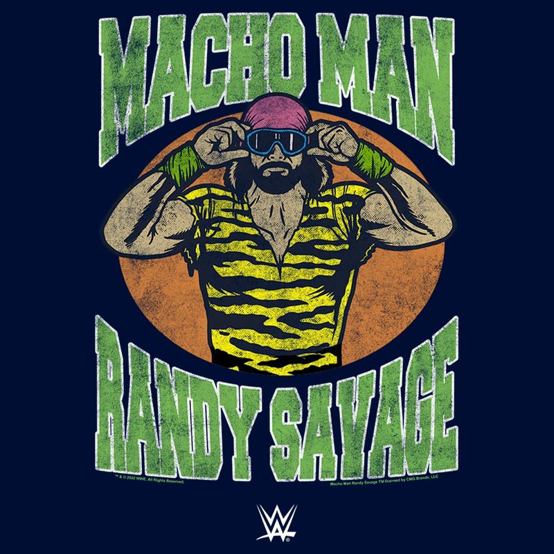 Boy's WWE Macho Man Randy Savage Distressed T-Shirt, 2 of 5