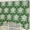 RLF Home St. Croix Cornice Valance - 100% Cotton with Ivory Lining 50" x 17"  Green - 4 of 4