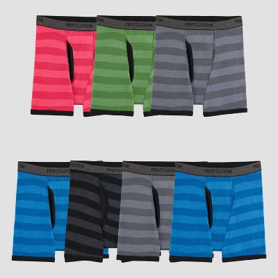 Fruit of the Loom Boys' 7pk Mid-Rise Boxer Briefs - Colors May