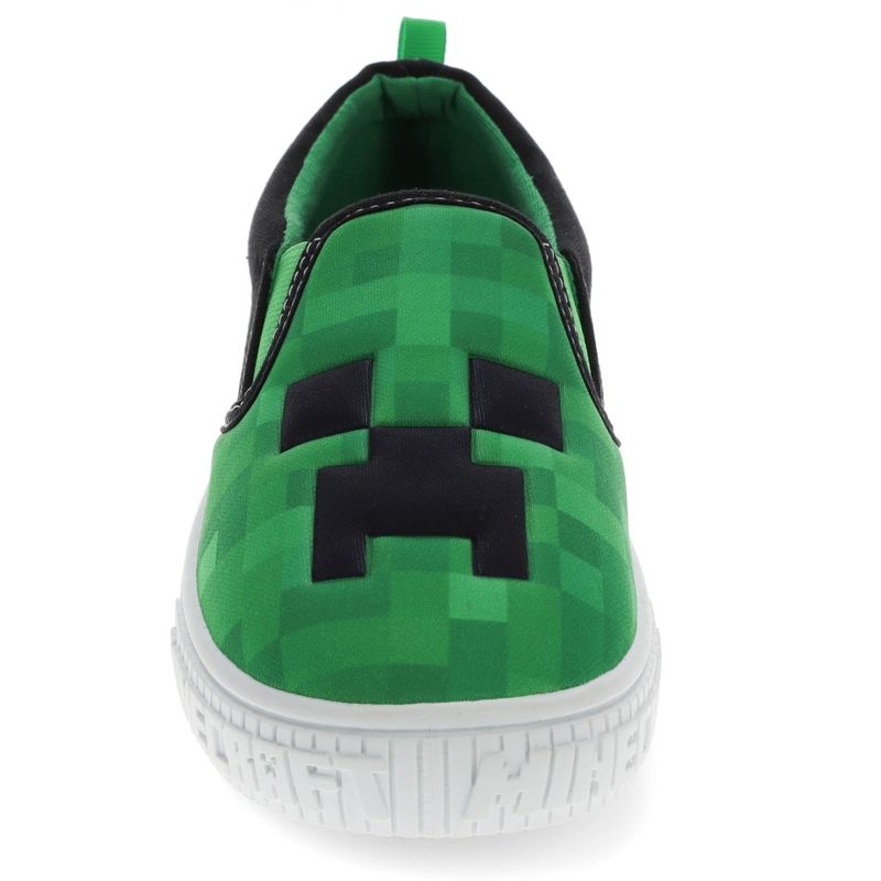 Minecraft Boys' Slip-On Shoes for Little Kids, Sport Skate Shoe Casual, 4 of 8