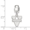 Black Bow Jewelry Sterling Silver Virginia Wahoos NCAA Bead Charm - 3 of 4