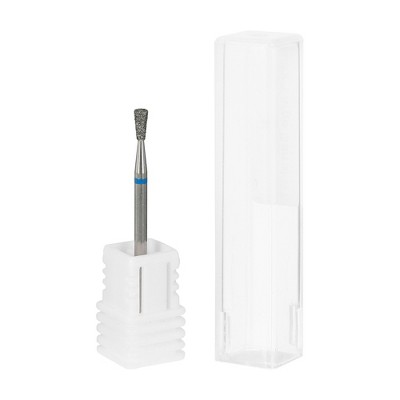 Unique Bargains Nail Drill Bits Silver Tone Head Diameter 0.1inch 1 Pc