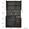 NicBex 70.87 Inch Tall Kitchen Pantry Storage Cabinet with 6-Doors,1-Open Shelves and 1-Drawer for Dining Room,Bathroom,Kitchen - 4 of 4