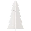 Aghana Digitals 69.5cm White Pine Wood Christmas Tree - Rustic DIY Decor for Home, Office & Festive - 4 of 4