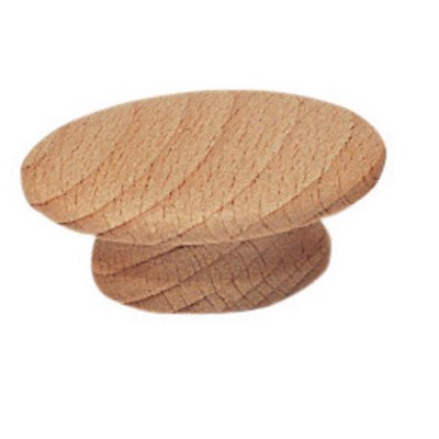 Waddell Traditional Round Furniture Knob 1 in. D .5 in. Unfinished - pack of 20