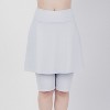 Calypsa Women's Flared Mid-Thigh Swim Skirt With Bike Shorts - 4 of 4