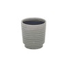 Cheung's Celadi Gray Rippled Ceramic Pot - Medium - 2 of 3