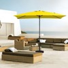Hyleory 10FT Market Umbrella for All Seasons, 6 Iron Core Ribs, Size: 120" x 96" - 3 of 4