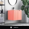 Caskvalley Modern Bathroom Vanity with Straight Fluted Design - Sink Included - 2 of 4