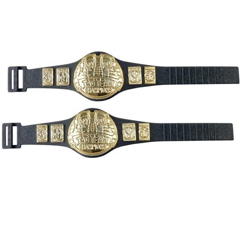 Set of 2 Tag Team Championship Belts for WWE & AEW Wrestling Action Figures - image 1 of 1