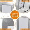 PexFix 63"x16" LED Frameless Right-Angle Rectangular Silver Vanity Mirror with Lights - 3 of 4