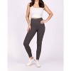 Women's Waistband Flattering High Waist Leggings - COCO + CARMEN - 2 of 3