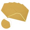 Unique Bargains Wedding Birthday Luxury Style V Flap Invitation Envelopes 7 x 5'' 20 Pcs - 4 of 4