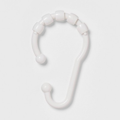 Plastic V Glide Hooks White - Room Essentials™