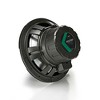 Kicker 45KM104 10" Marine Subwoofer 4-Ohm Charcoal LED Grill with SSV Universal Marine Sub Box Enclosure - 3 of 4