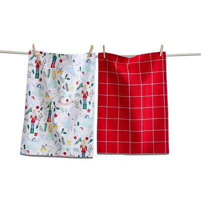 tagltd NUTCRACKER DISHTOWEL Set of 2
