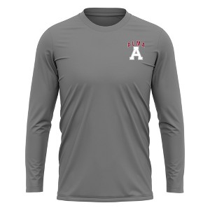 Alma College Adult Sport Long Sleeve Left Chest Logo, Athletic Heather - 1 of 4