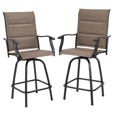 2pc Swivel Bar Height Stools - Captiva Designs