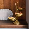 Brass Finish Tiered Snack Serving Bowls - Hearth & Hand™ with Magnolia - 2 of 3