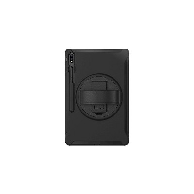 SaharaCase PROTECTION Hand Strap Case for Samsung Galaxy Tab S7 FE and S8 Plus Black (TB00132)