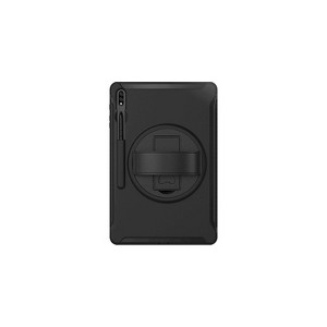 SaharaCase PROTECTION Hand Strap Case for Samsung Galaxy Tab S7 FE and S8 Plus Black (TB00132) - 1 of 4