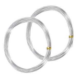 Unique Bargains Anodized Aluminum Bonsai Tree Training Wire 2 Rolls - 1 of 3