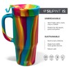 Silipint: 2oz Humbler W/ Lid & Straw, Hippie Hops - 2 of 4