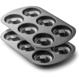 Bellemain Premiere Donut Pan Nonstick 6-Doughnut Molds, 2 Steel Trays for Perfect Donuts - 1 of 4