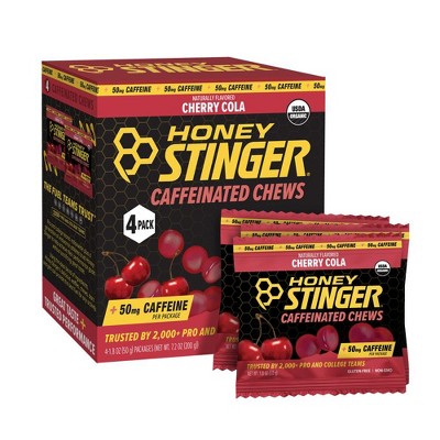 Cherry Cola Organic Caffeinated Energy Chew Box of 4