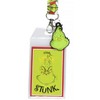 Dr. Seuss GRINCH Stink Stank Stunk Breakaway ID Badge Holder Lanyard w/ 2" Logo Rubber Pendant Green - 2 of 4