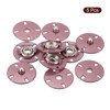 Unique Bargains Alloy Invisible Durable High Hardness Buckle Fasteners Press Studs Buttons 5 Pcs - 3 of 4