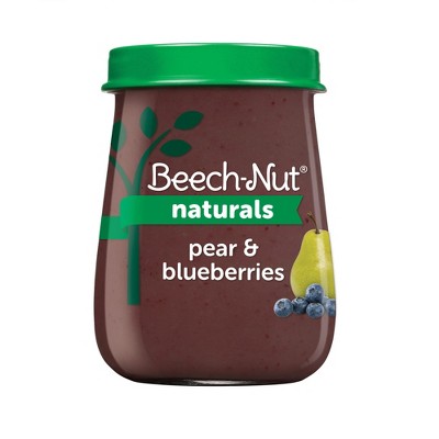 Image of Beech-Nut Naturals Pear & Blueberry Baby Food Jar - 4oz