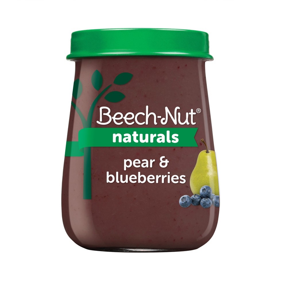 Photos - Baby Food Beech-Nut Naturals Pear & Blueberry  Jar - 4oz