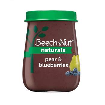 Beech-Nut Naturals Pear & Blueberry Baby Food Jar - 4oz
