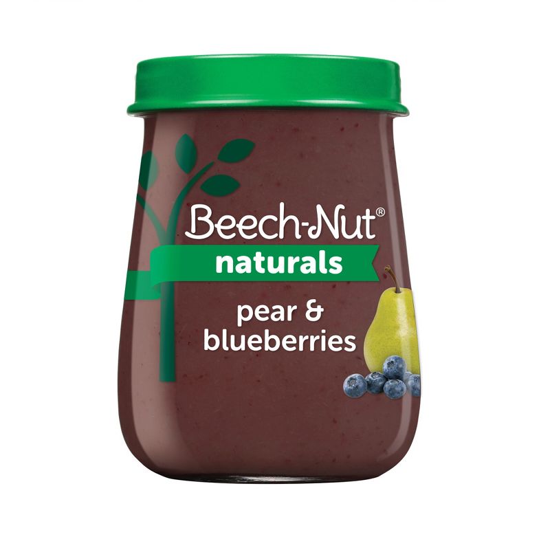 Beech-Nut Naturals Pear &#38; Blueberry Baby Food Jar - 4oz, 1 of 13
