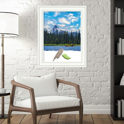 Craftsman White Wood Picture Frame with Satin Finish