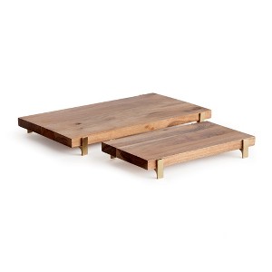 Plum & Post Cherie Stand Serving Boards Set of 2 - 1 of 4