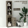 Resenkos Bathroom Cabinet, Narrow Storage Unit, Floor Cabinet for Bathroom, Living Room, Entryway, - 4 of 4