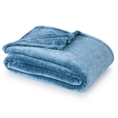 Attop Soft Warm VelvetLoft Adult Throw Blanket - 50x70 Inch Eco-Friendly Home Bedding