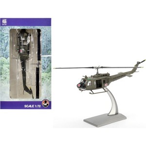 Bell UH-1H Iroquois "Huey" Helicopter "57th Medical Detachment, Vietnam" (1967) US Army 1/72 Diecast Model by Bless Wing - 1 of 4