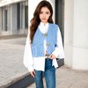 Anna-Kaci Women's Chunky Knit Vest with Oversized Buttons and Front Pockets - 2 of 4