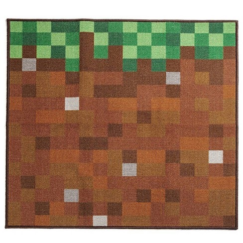 Minecraft 39 X39 Glass Blocks Rug Green Target