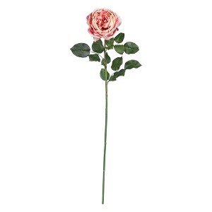 Nearly Natural 31-in Large Rose Stem (Set of 12) - Pink, Pink - 1 of 2