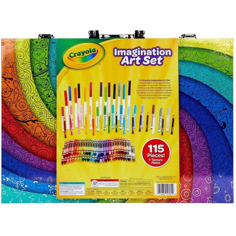 Crayola 115pc Imagination Art Set with Case, 5 of 10