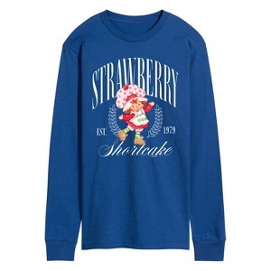 Men's - Strawberry Shortcake - Collegiate Long Sleeve Graphic T-Shirt - 1 of 3