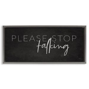 Stupell Industries Sassy Please Stop Talking, 25" x 11" - 1 of 4