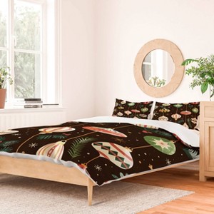 Deny Designs King Emanuela Carratoni Christmas Decorations Duvet Cover and Pillow Sham - 1 of 4