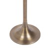 Kate and Laurel Baronet Round Metal Table, 14x14x24, Gold - 4 of 4